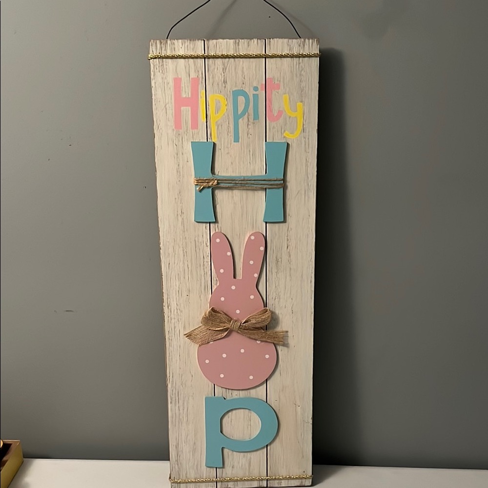 Pastel Easter Wall Decor Sign